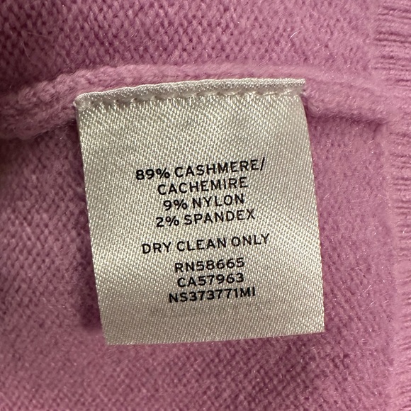 Nordstrom Signature Purple Cashmere Hoodie Size M - Picture 5 of 5